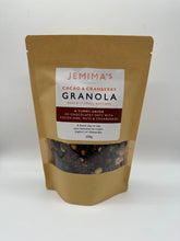 Load image into Gallery viewer, Jemima’s Cacao and Cranberry Granola (250g)
